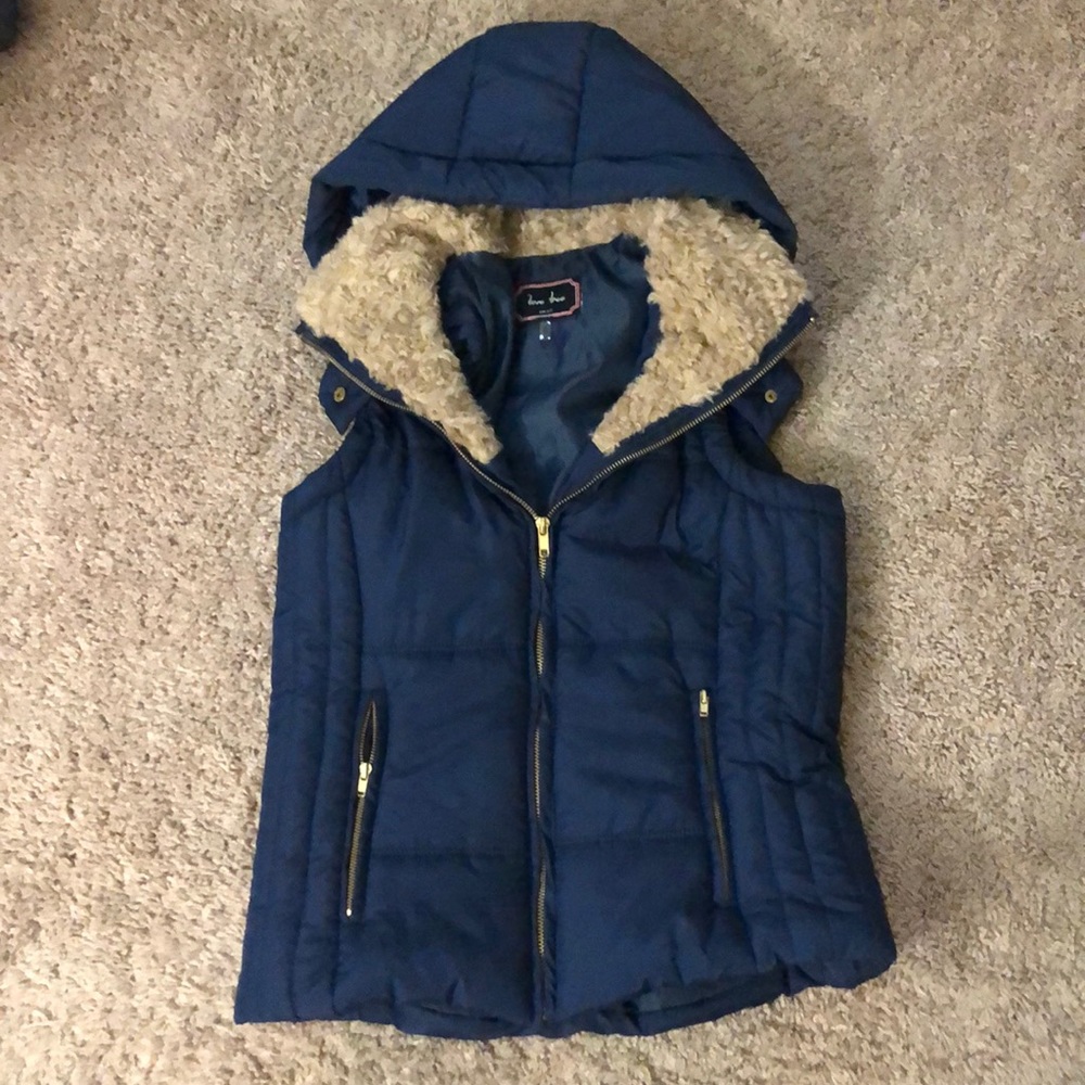 Navy vest